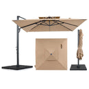 10 FT Cantilever Patio Umbrella with 220 LBS Base by LJGDeals