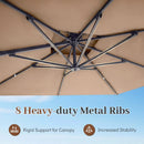 10 FT Cantilever Patio Umbrella with 220 LBS Base by LJGDeals