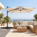 10 FT Cantilever Patio Umbrella with 220 LBS Base by DirectDeals