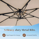 10 FT Cantilever Patio Umbrella with 220 LBS Base by LJGDeals