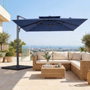 10 FT Cantilever Patio Umbrella with 220 LBS Base by LJGDeals
