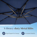10 FT Cantilever Patio Umbrella with 220 LBS Base by DirectDeals