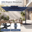 10 FT Cantilever Patio Umbrella with 220 LBS Base by LJGDeals
