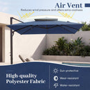 10 FT Cantilever Patio Umbrella with 220 LBS Base by LJGDeals