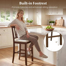 Counter Height Bar Stools with V-Back - Set of 2 by LJGDeals