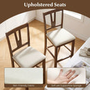 Counter Height Bar Stools with V-Back - Set of 2 by LJGDeals