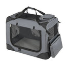 Soft Collapsible Dog Crate with Mesh Windows and 3 Doors by LJGDeals