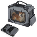 Soft Collapsible Dog Crate with Mesh Windows and 3 Doors by LJGDeals