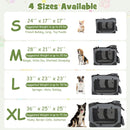 Soft Collapsible Dog Crate with Mesh Windows and 3 Doors by LJGDeals