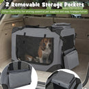 Soft Collapsible Dog Crate with Mesh Windows and 3 Doors by LJGDeals
