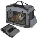Soft Collapsible Dog Crate with Mesh Windows and 3 Doors by DirectDeals