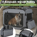 Soft Collapsible Dog Crate with Mesh Windows and 3 Doors by DirectDeals