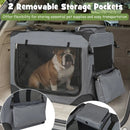 Soft Collapsible Dog Crate with Mesh Windows and 3 Doors by LJGDeals