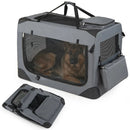 Soft Collapsible Dog Crate with Mesh Windows and 3 Doors by LJGDeals