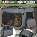 Soft Collapsible Dog Crate with Mesh Windows and 3 Doors by LJGDeals