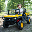 24V Ride-On Dump Truck 2-Seater with Remote Control - Yellow by LJGDeals