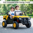 24V Ride-On Dump Truck 2-Seater with Remote Control - Yellow by LJGDeals