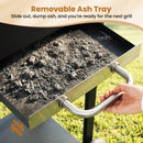 Charcoal Grill with Adjustable Chimney 284 sq.in by LJGDeals