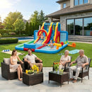 6-Piece Patio Furniture Set with Inflatable Water Slide Park by DirectDeals