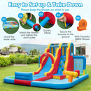 6-Piece Patio Furniture Set with Inflatable Water Slide Park by LJGDeals