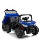 24V Kids Ride-On Dump Truck with Electric Dump Bed 2-Seater