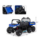 24V Kids Ride-On Dump Truck with Electric Dump Bed 2-Seater