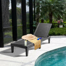 Outdoor Chaise Lounge Chair Set of 2 with 5-Position Backrest by LJGDeals