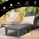 Outdoor Chaise Lounge Chair Set of 2 with 5-Position Backrest by DirectDeals