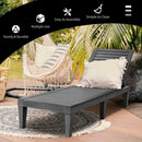 Outdoor Chaise Lounge Chair Set of 2 with 5-Position Backrest by LJGDeals