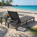 Outdoor Chaise Lounge Chair Set of 2 with 5-Position Backrest by DirectDeals