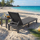 Outdoor Chaise Lounge Chair Set of 2 with 5-Position Backrest by LJGDeals