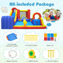 7-in-1 Inflatable Water Slide Bounce House with Dual Slides by DirectDeals