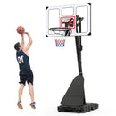 Portable Basketball Hoop Adjustable 4.9-10 Feet with Base by LJGDeals