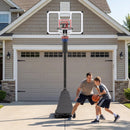Portable Basketball Hoop Adjustable 4.9-10 Feet with Base by LJGDeals