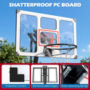 Portable Basketball Hoop Adjustable 4.9-10 Feet with Base by LJGDeals
