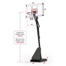 Portable Basketball Hoop Adjustable 4.9-10 Feet with Base by LJGDeals