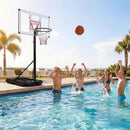 Portable Basketball Hoop Adjustable 4.1-10 Feet with Base by LJGDeals