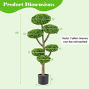 6-Ball Topiary Tree Set of 2 with Weighted Base by LJGDeals