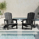 HDPE Adirondack Chair with Realistic Wood Grain by LJGDeals