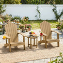 Adirondack Side Table 18x18 Weather-Resistant HIPS by DirectDeals