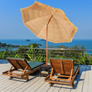 Tiki Beach Umbrella 6.5 Ft with Adjustable Tilt by DirectDeals