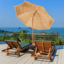 Tiki Beach Umbrella 6.5 Ft with Adjustable Tilt by LJGDeals