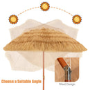 Tiki Beach Umbrella 6.5 Ft with Adjustable Tilt by LJGDeals