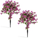 Artificial Bougainvillea Trees with Ground Spike, 43.5" (2-Pack) by LJGDeals