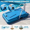 Adjustable Pool Basketball Hoop with Shatterproof Backboard by LJGDeals