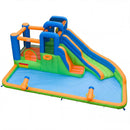 Inflatable Water Slide Park with Splash Pool and Climbing Walls by DirectDeals