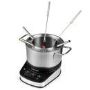 Electric Fondue Pot Set 3.2 QT with 6 Forks and Temperature Control by DirectDeals