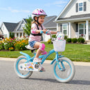 Girls Bike 12-18 Inch with Training Wheels and Basket by LJGDeals