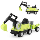 Kids Ride On Tractor with Digging Arm and Trailer by LJGDeals