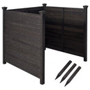 3-Panel Outdoor Privacy Fence for AC Units & Equipment by DirectDeals